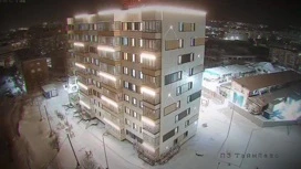 In Murmansk, the construction of a new nine-story building has been completed.