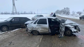 В Ставрополье из-за массовой аварии в больницу обратились 5 человек