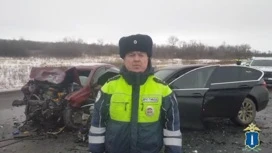 В Ульяновской области в ДТП погиб мужчина, пострадали двое детей