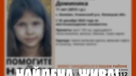 Пропавшую под Липецком 11-летнюю школьницу нашли живой спустя сутки