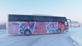 Первый пассажирский автобус отправился из Благовещенска в китайский Хэйхэ