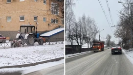 Снегопад вынуждает коммунальщиков Йошкар-Олы работать в усиленном режиме