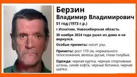 Под Новосибирском завершили поиски 51-летнего мужчины с усами