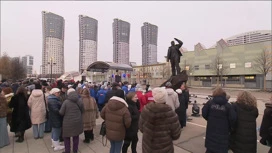 В Москве открыли памятник Валерию Чкалову