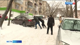 В Хабаровске продолжают устранять последствия циклона