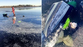 Рыбак погиб на водоеме под Челябинском, а его снасти вмерзли в лед