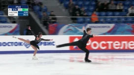 В краевом центре продолжаются Всероссийские соревнования "Красноярье" среди юниоров по фигурному катанию