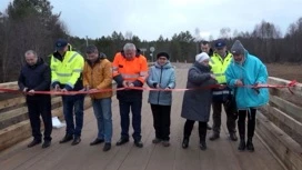 В Котласском округе завершен капитальный ремонт моста через речку Ямскую