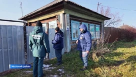 Рейд по пожарной безопасности прошел в тюменском селе