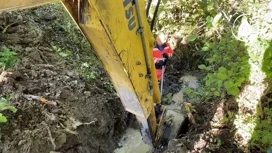 В селе Верхнее Буу в Сочи отремонтируют поврежденный водовод