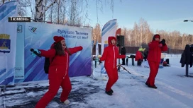 The Winter Health Day started in Tyumen with the traditional "5 versts" race.