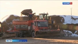 Организации, ответственные за содержание дорог в Новгородской области перешли на зимний режим работы