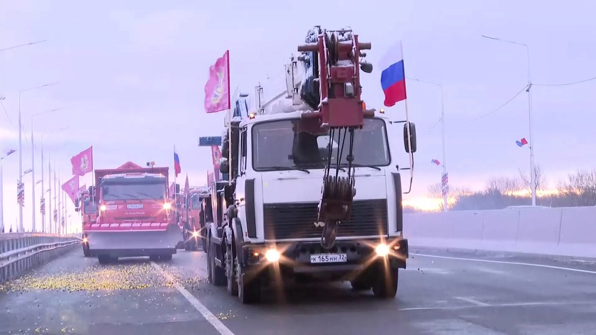 По новому участку "Невы" движение транспорта запущено в обход Твери