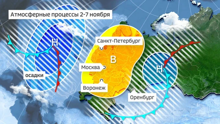 Погода 24 Снежный циклон уходит из столичного региона