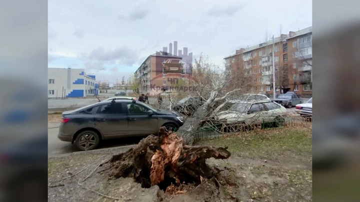 Вести. Красноярск В Красноярске и окрестностях ликвидируют последствия урагана