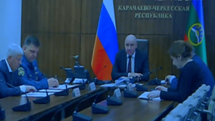 Head of Karachay-Cherkessia took part in discussion of readiness of Russian regions for floods and fire-hazardous period