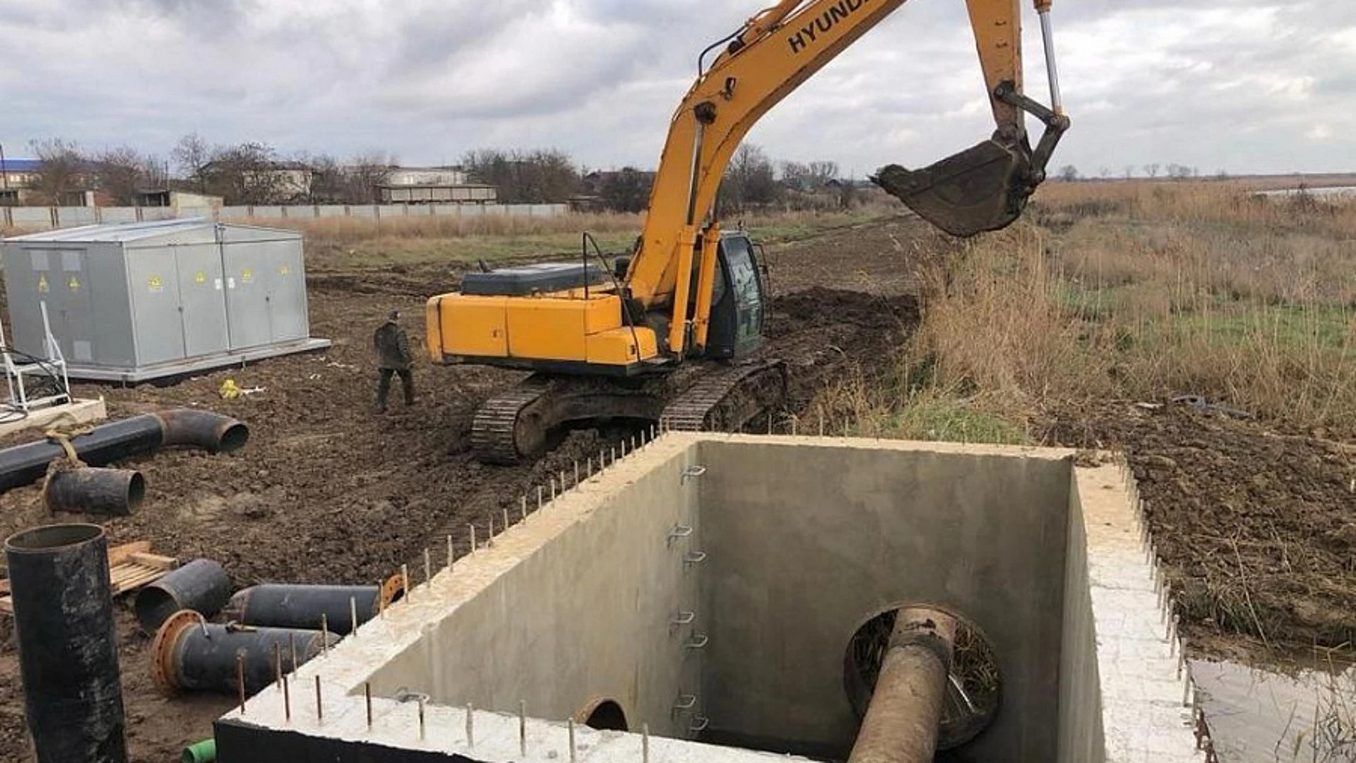 Новый участок водопровода ввели в эксплуатацию на Таманском полуострове