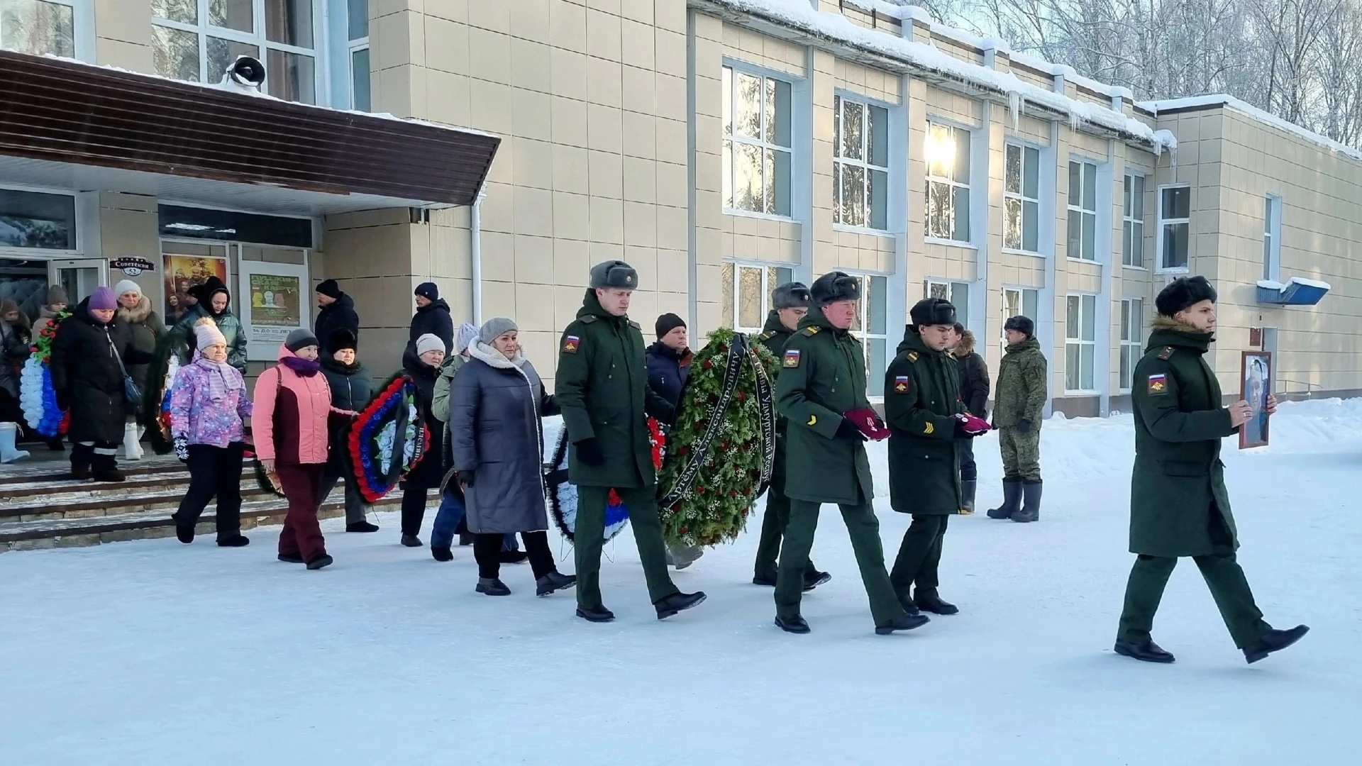 В Ярском районе Удмуртии простились с погибшим на СВО бойцом