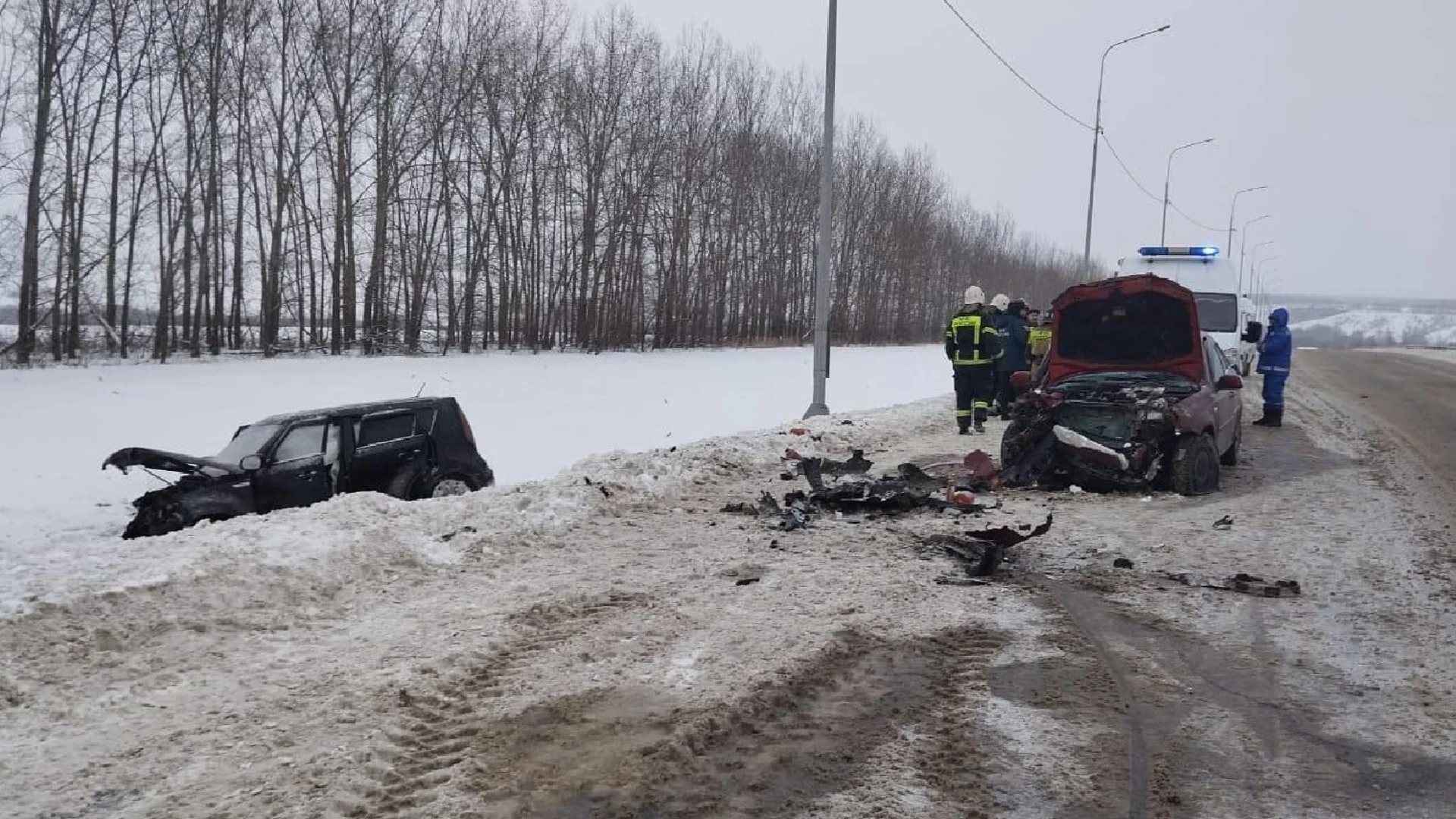 Ребенок погиб в аварии на трассе в Воронежской области