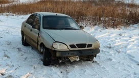 Под Липецком агрессивный попутчик угнал ЗАЗ пенсионера, попал в ДТП и скрылся