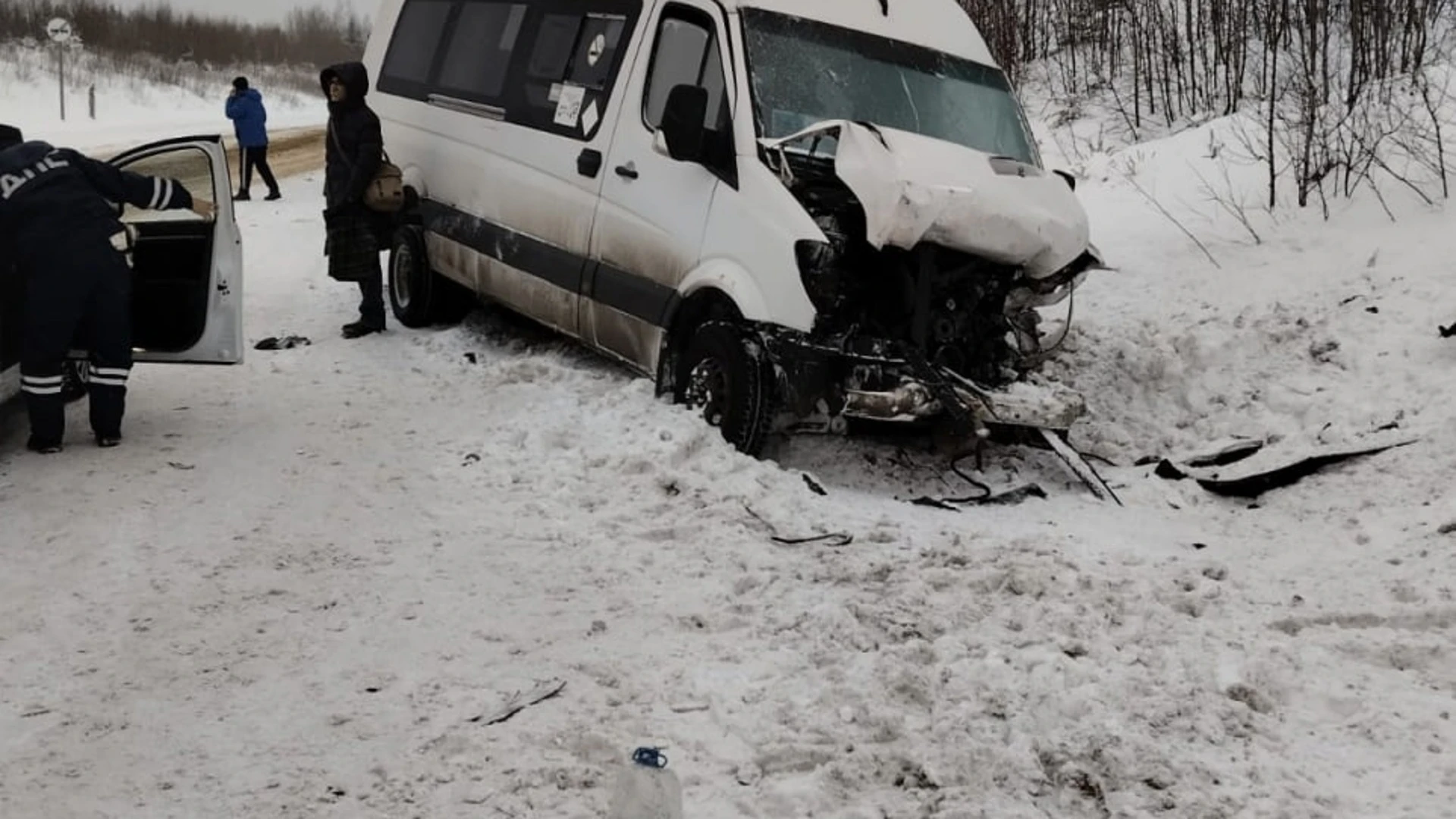 В Удмуртии в ДТП с автобусом пострадали 7 человек