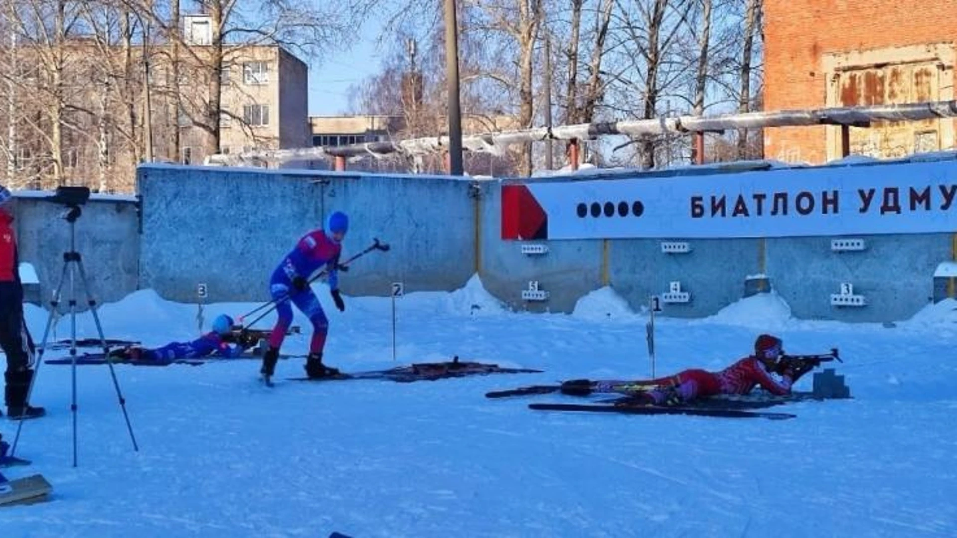 В Ижевске открыли новое пневматическое биатлонное стрельбище