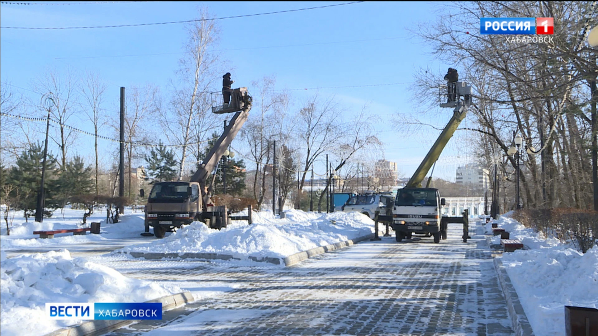 "Звёздное небо" и горки городских районов появятся в хабаровском парке "Динамо" к Новому году