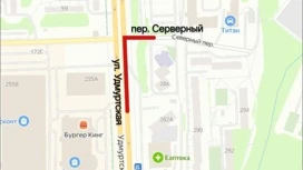 Движение транспорта ограничат в переулке Северном в Ижевске