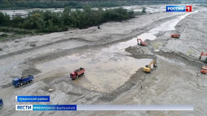 Вести. Кабардино-Балкария На реке Черек в районе Псыгансу приступили к созданию основных сооружений новой ГЭС