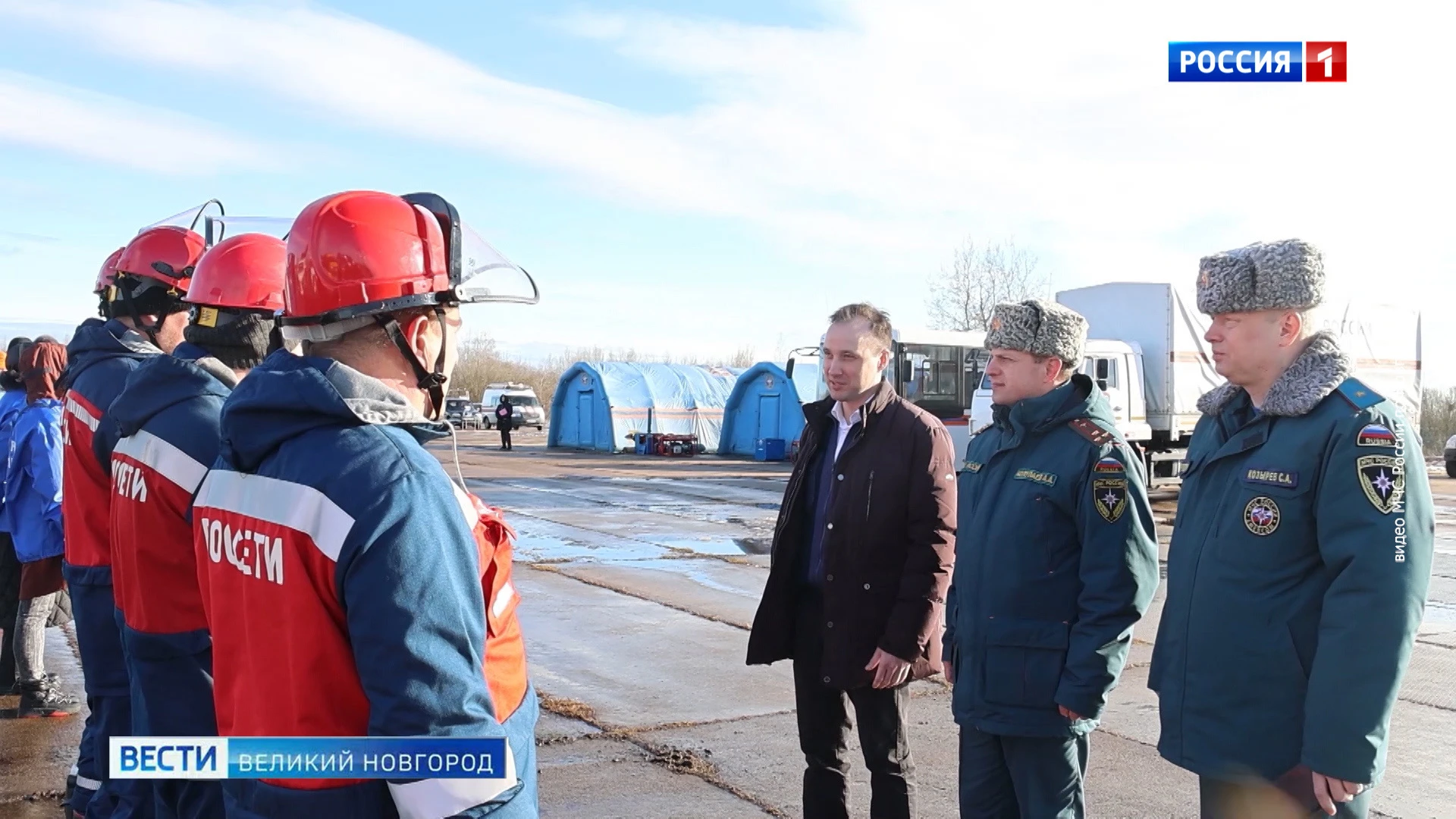 La región de Novgorod participa en los ejercicios de eliminación de situaciones de emergencia naturales y artificiales