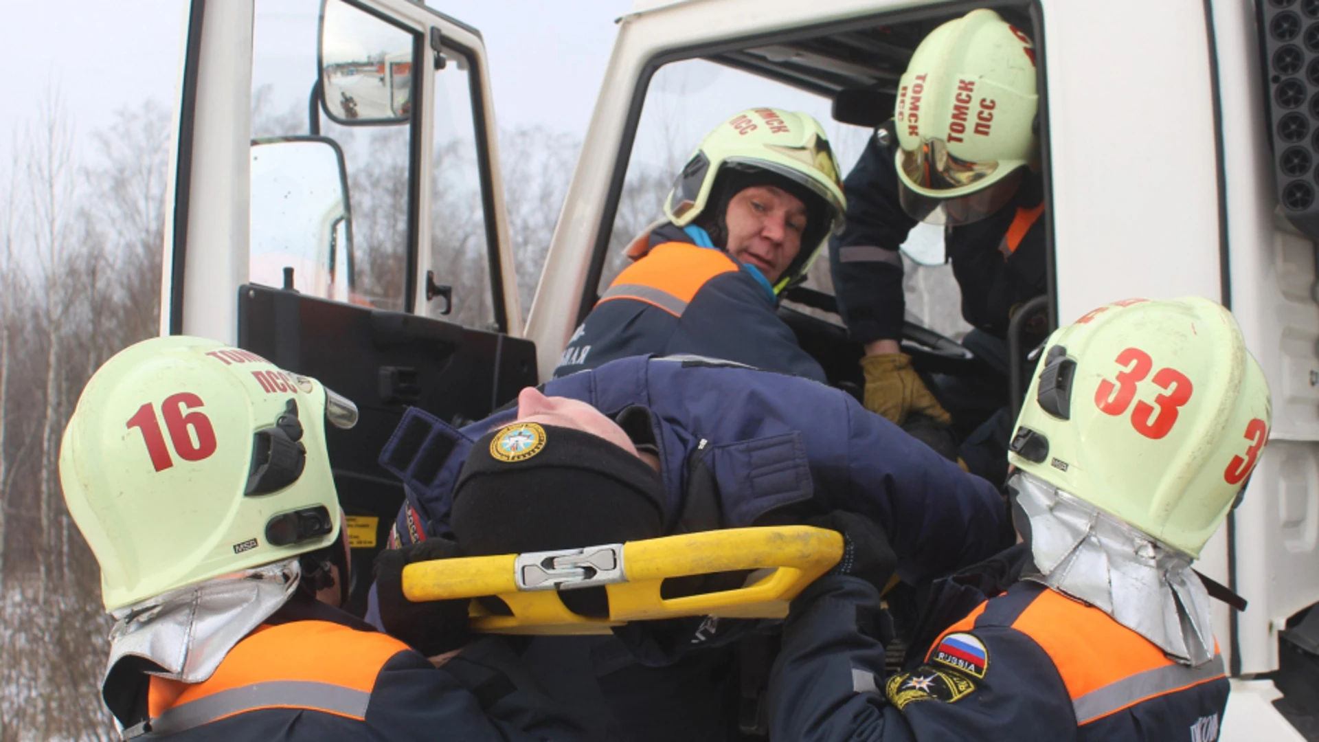 "Пострадавших вытаскивали на носилках": в Томске прошли учения по ликвидации последствий ДТП