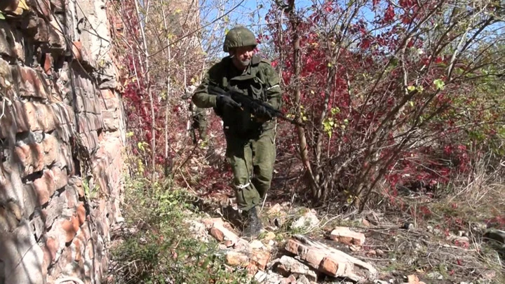 Новости Мобилизованные проходят подготовку на полигонах в Херсоне