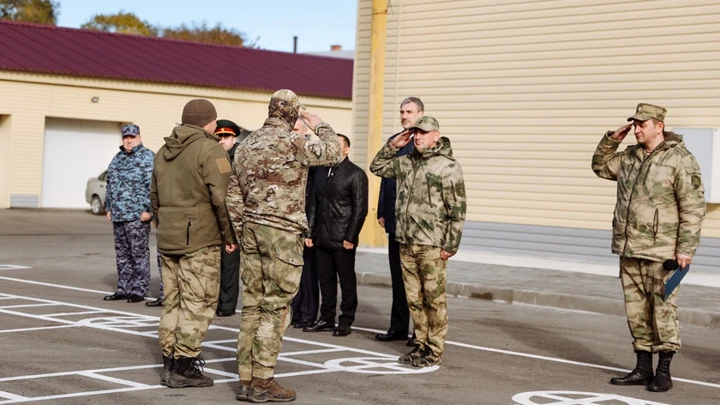 Вести – Амурская область Отряд амурских бойцов Росгвардии вернулся из зоны спецоперации