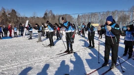 Rund 200 Athleten aus Tyumen-Schulen traten im Skirennen an