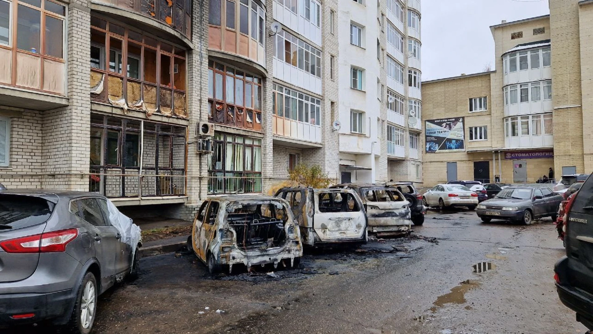 Причиненный ущерб после крупного пожара на улице Елены Колесовой в Ярославле составил более 15 млн рублей