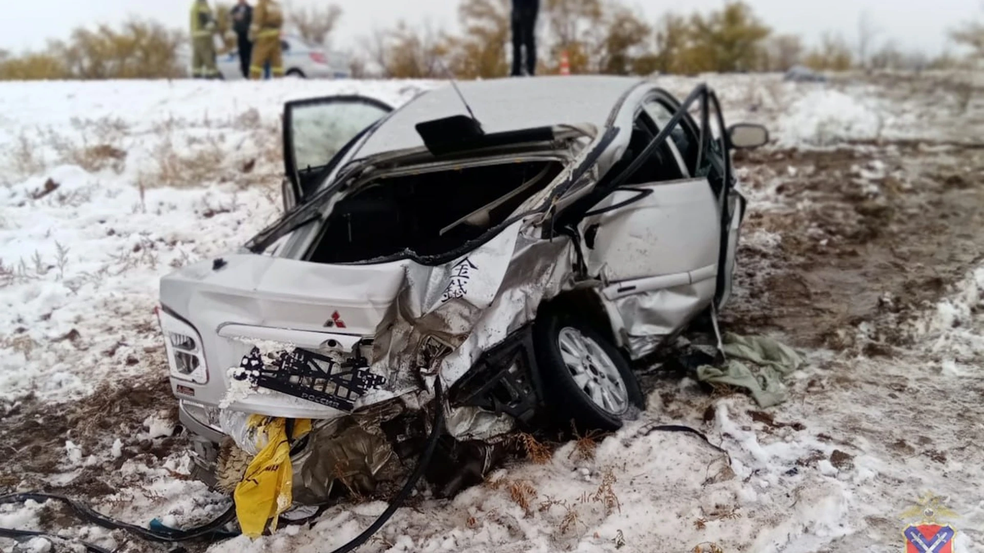 Водитель Mitsubishi погиб в ДТП в Волгоградской области