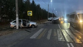 Водитель и пассажирка Приоры пострадали в ДТП с Киа под Липецком