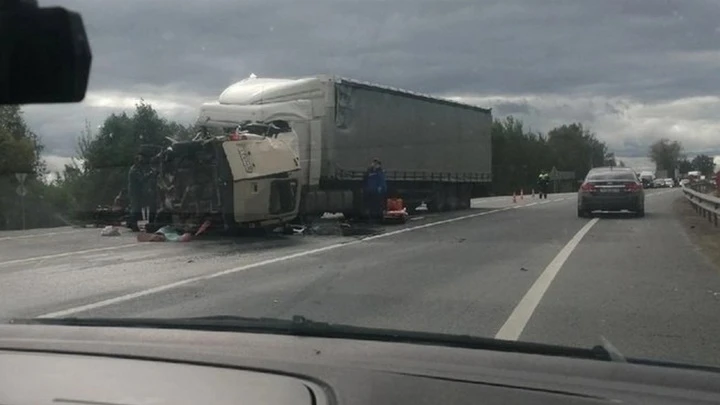 ЧП Появилось видео аварии, в которой погиб Сергей Пускепалис