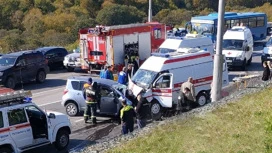 На Камчатке в ДТП с участием скорой погибли двое, четверо пострадали