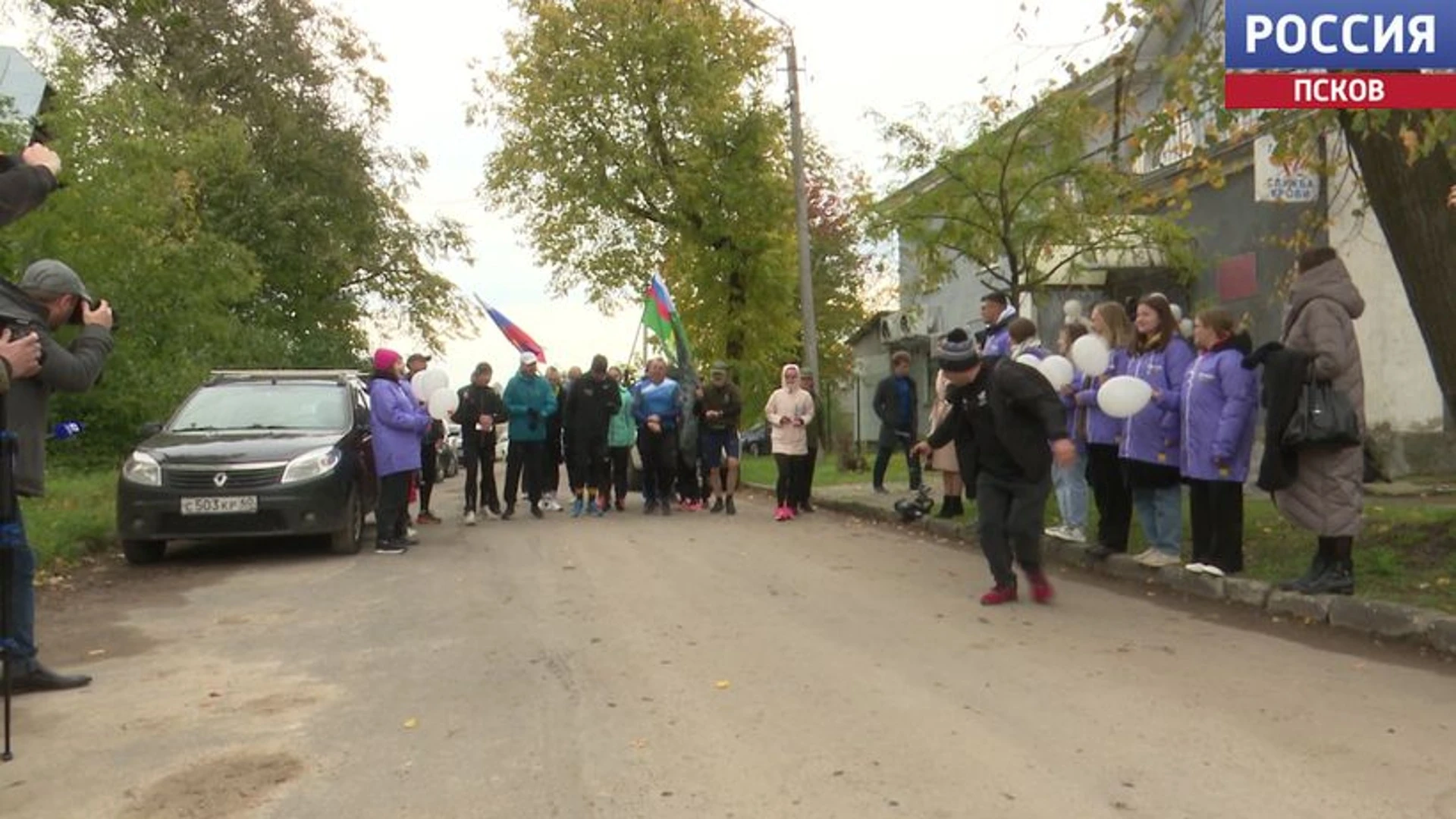 Марафон 42 километра. В Пскове проходит забег в поддержку донорства костного мозга