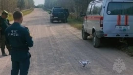 Тушение ландшафтного пожара в Ильинском районе продолжается