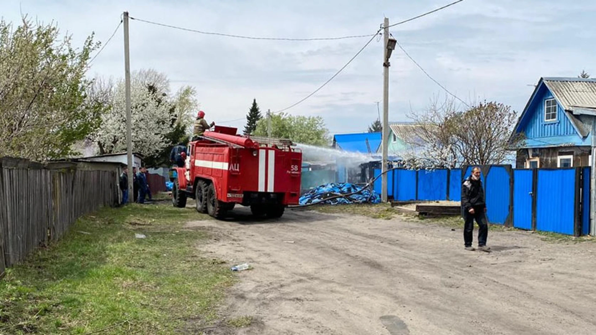 Тело мужчины нашли на месте пожара в константиновском селе