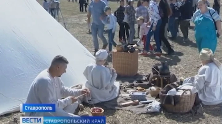 Вести. Ставропольский край В Ставрополе на Татарском городище развернулся целый театр жизни и быта кочевников