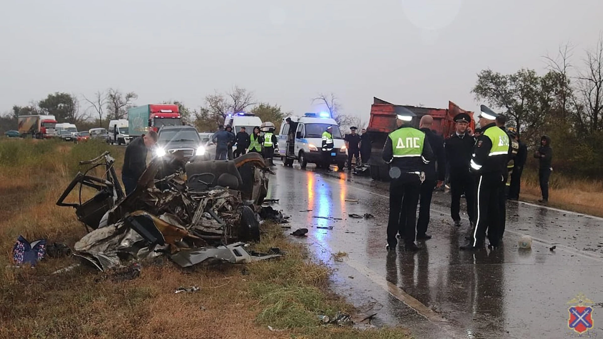 Три человека стали жертвами страшной аварии в Волгоградской области