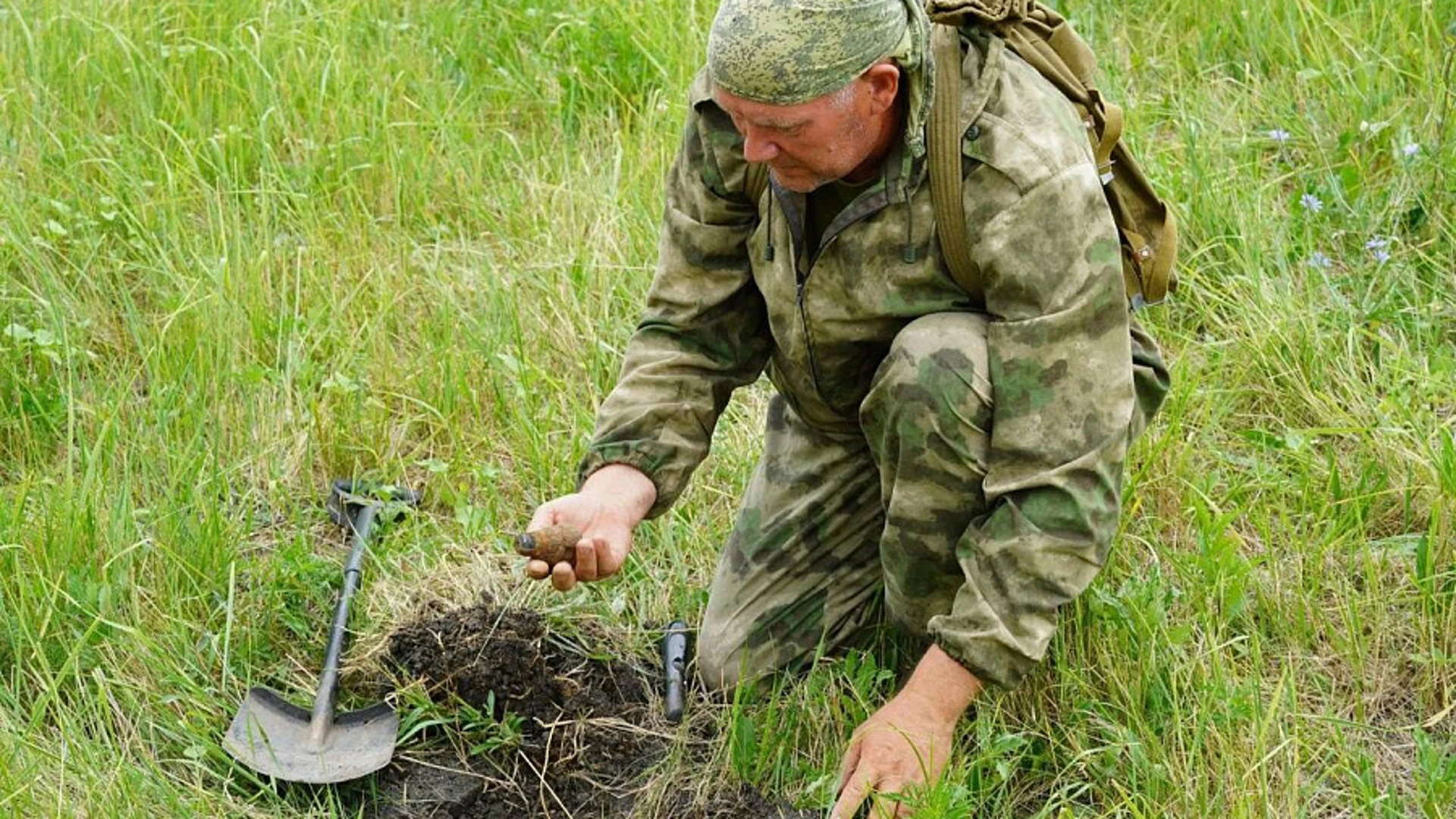 Торжественное перезахоронение останков советских воинов состоится в Абинском районе