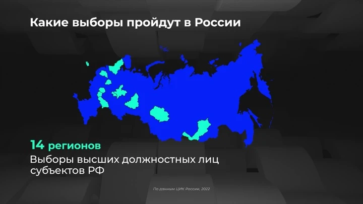 Инфографика Россия в цифрах. На каких выборах предстоит голосовать?