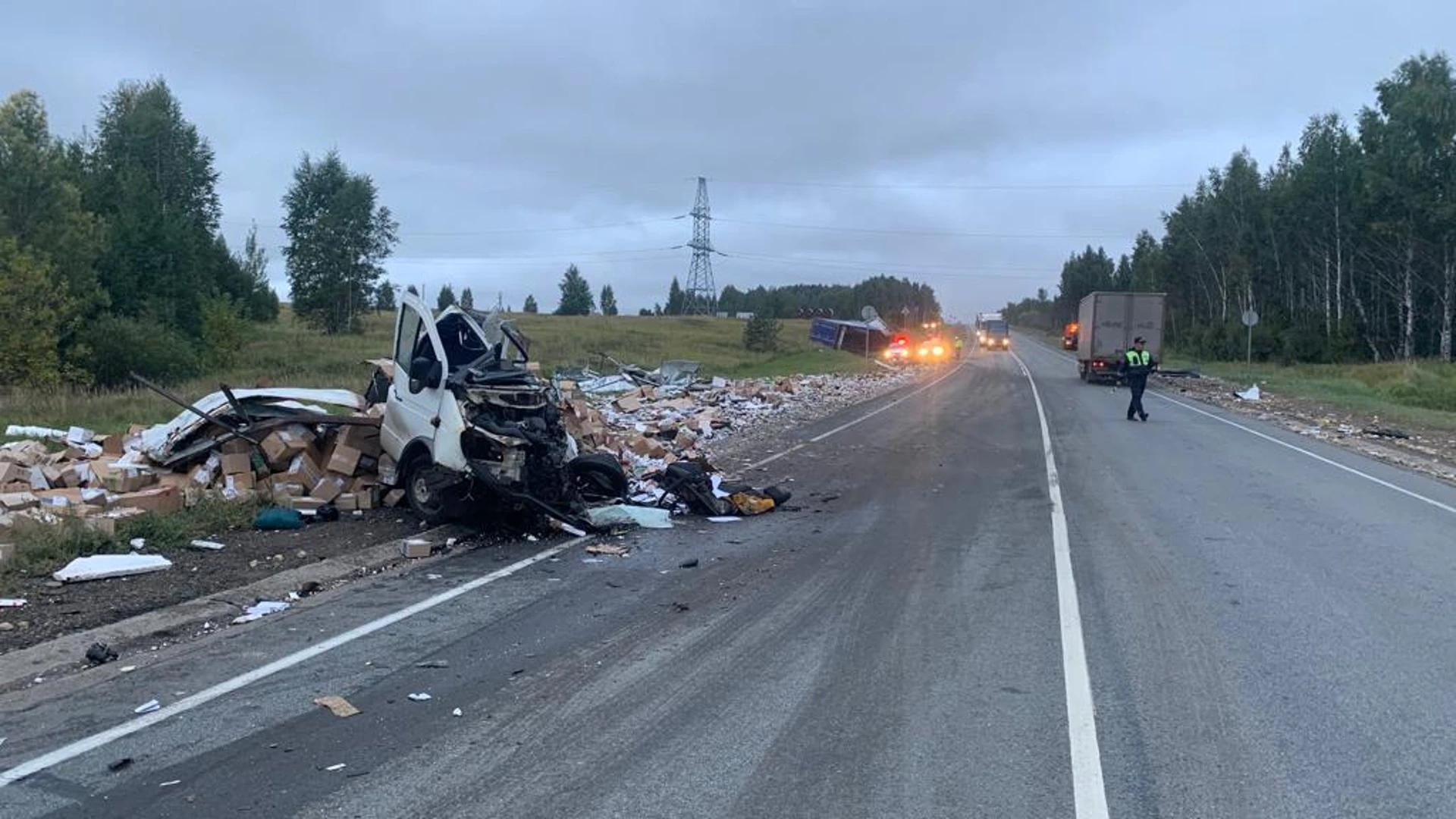 Два человека погибли в лобовом ДТП на трассе в Татарстане