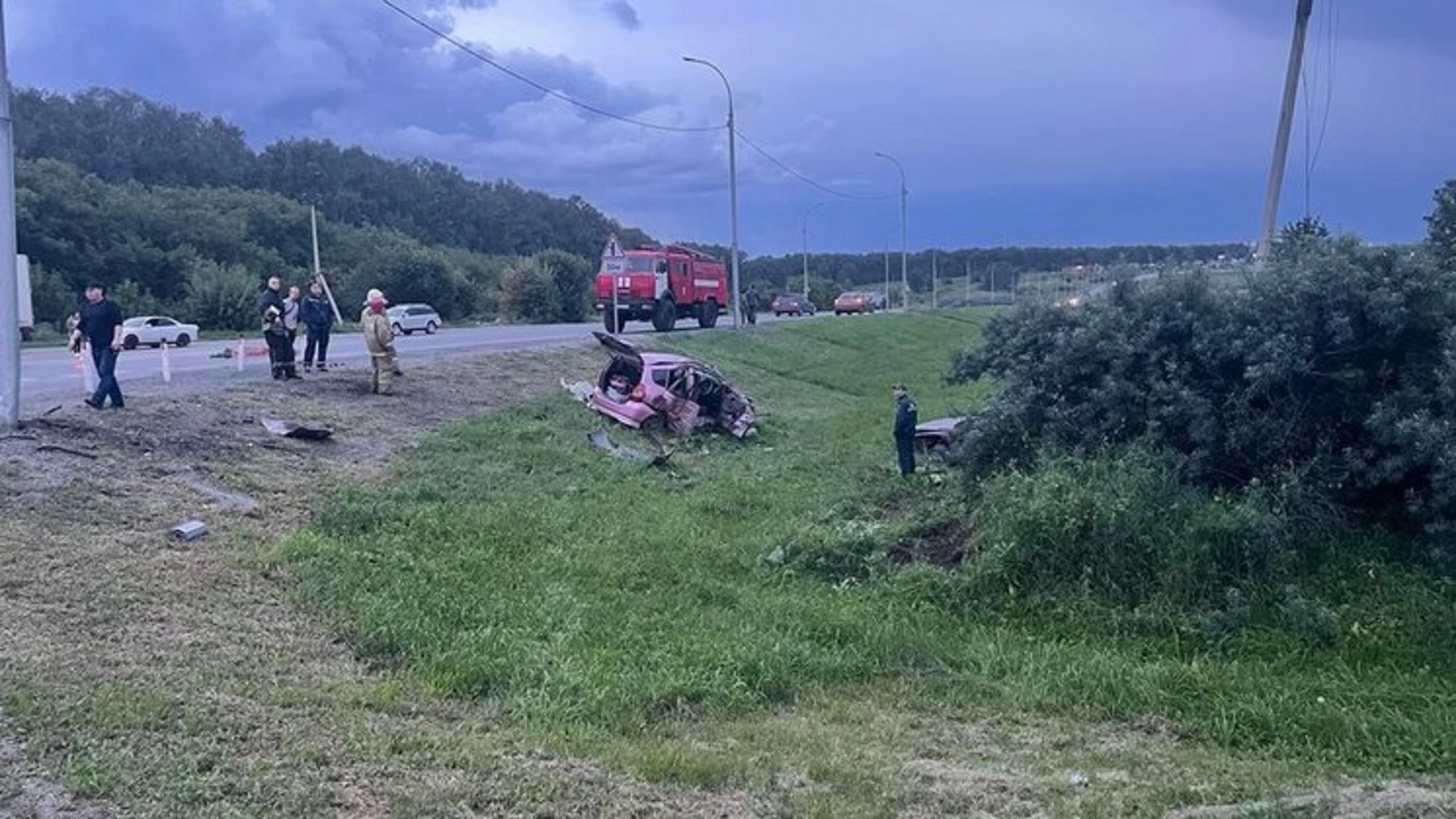 Под Новосибирском двое пассажиров погибли в лобовом столкновении автомобилей