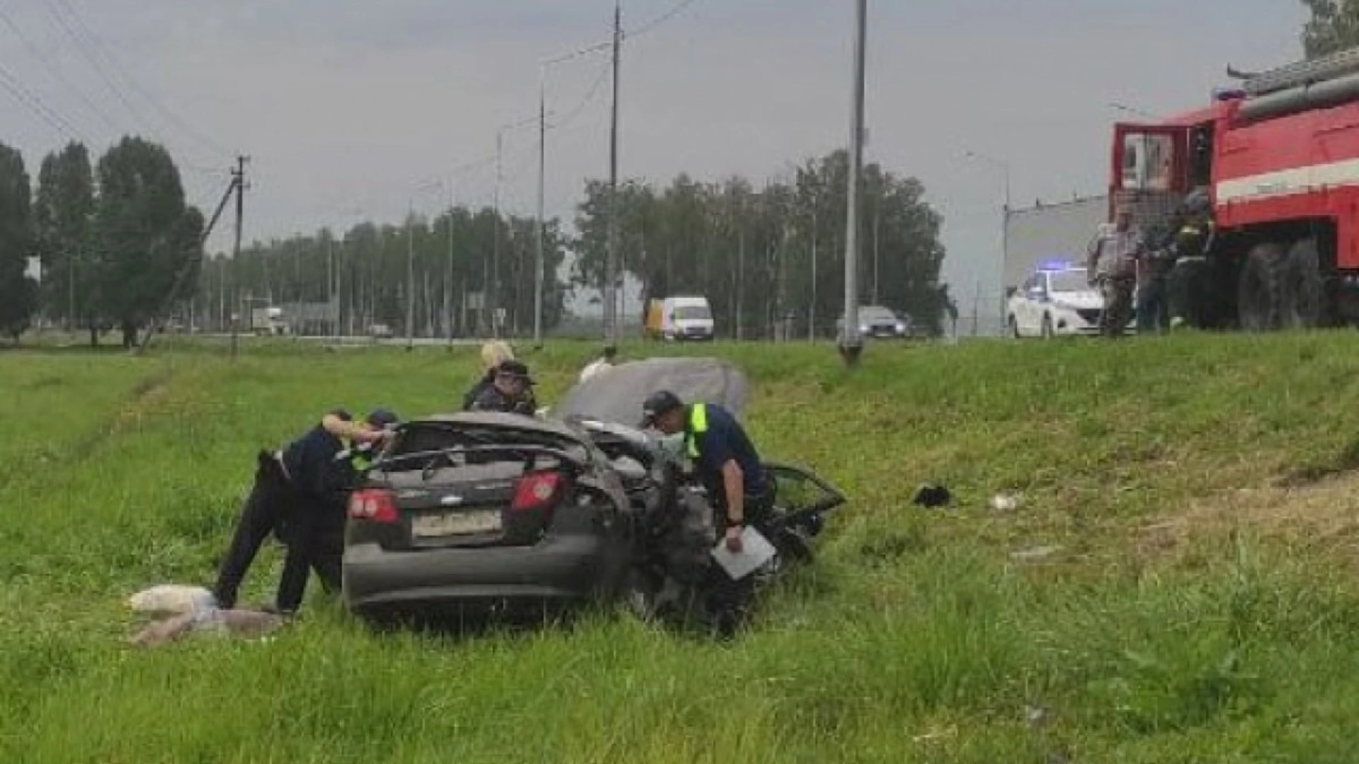 Девушка погибла в тройном ДТП под Брянском