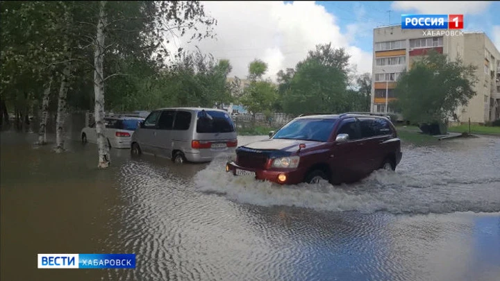 Вести. Хабаровск В Хабаровском крае устраняют последствия проливных дождей